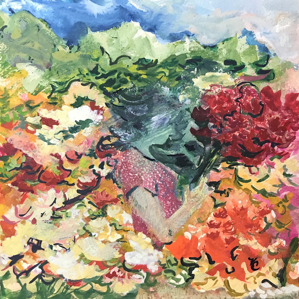 Giclée only UPick Flower Girl IMG 6728