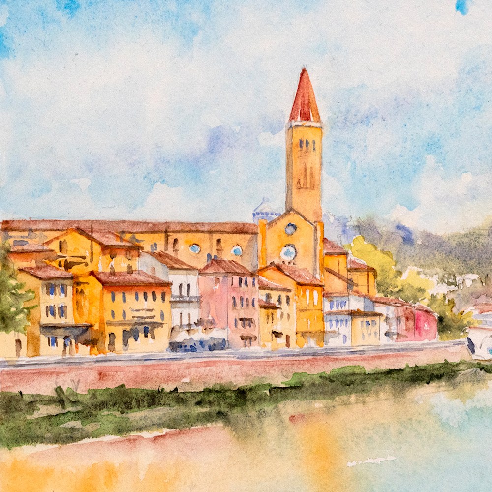 Il fiume Adige, Verona | Detail 01 | Kimberly Cammerata