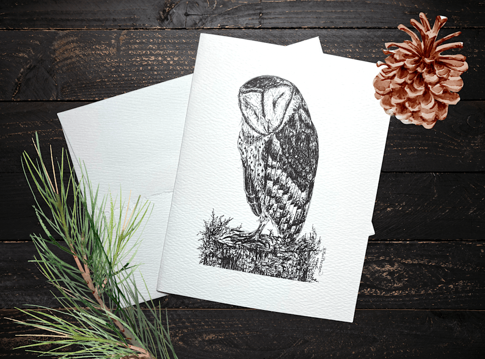 Owl Notecards 1