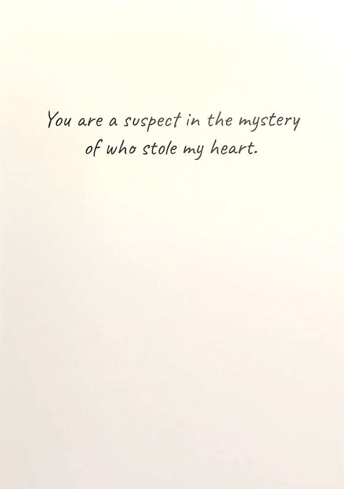 You are a suspect in the mystery of who stole my heart fixed