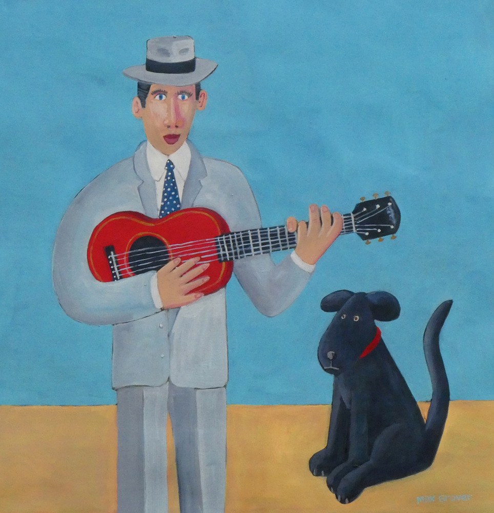 Grover Guitarist and Dog 1000 