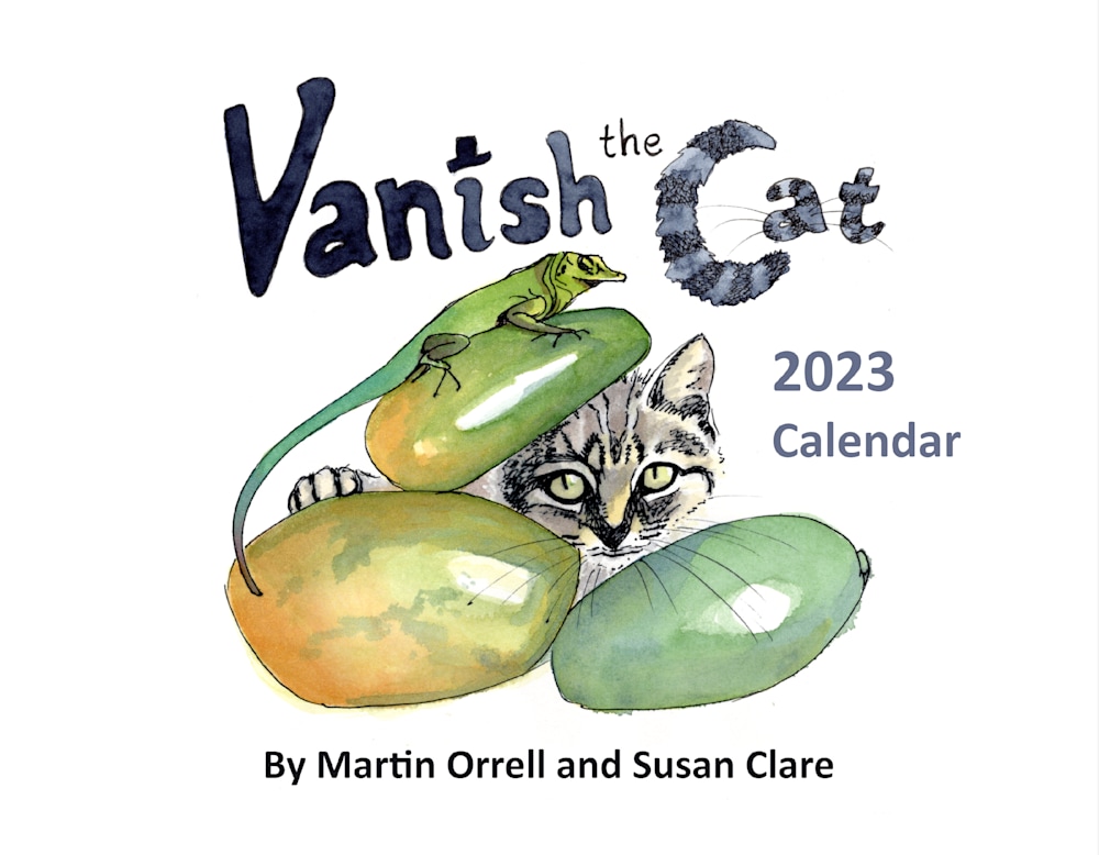 Vanish the Cat CalendarCover lulu