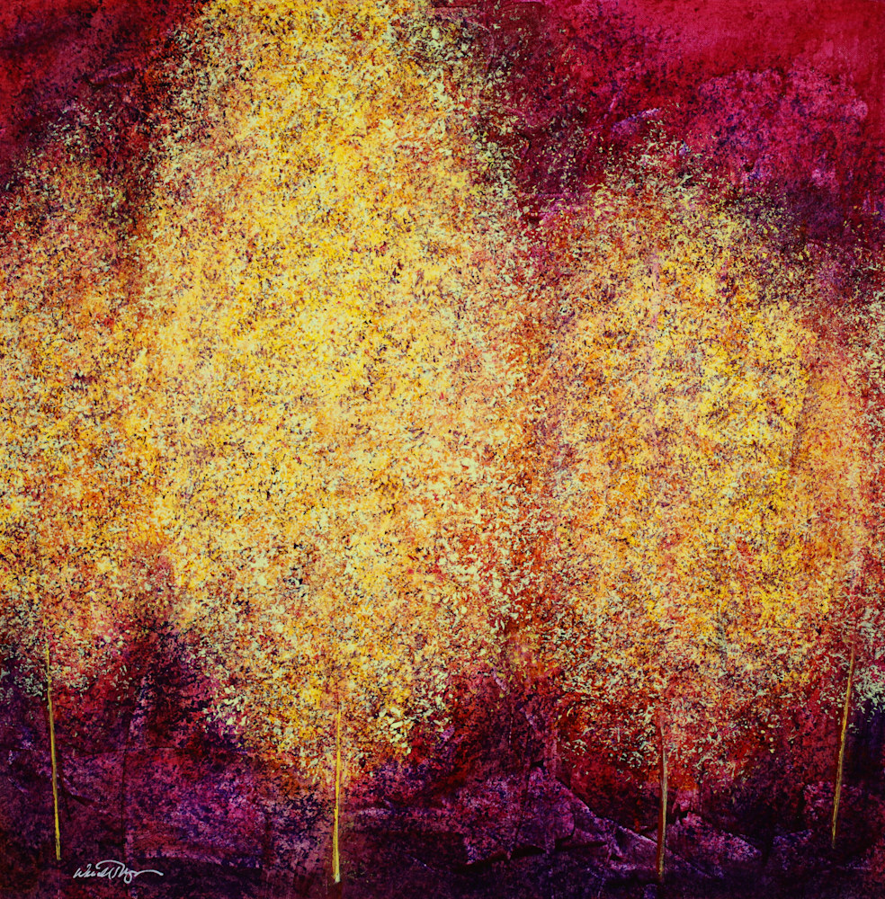 Myers Golden Trees in Purple