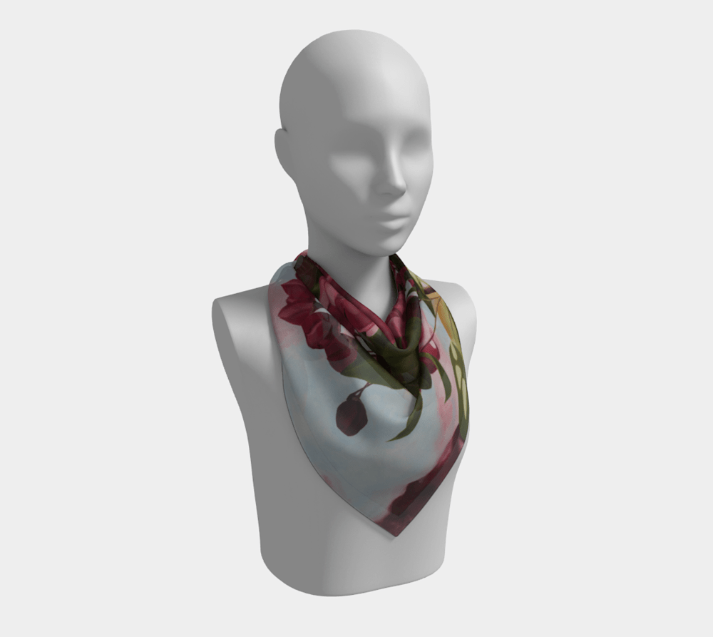 Blooming scarf 1