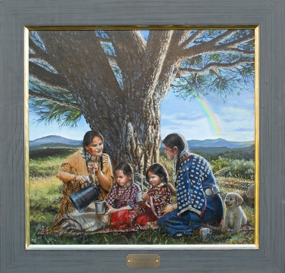 cheyenne family framed