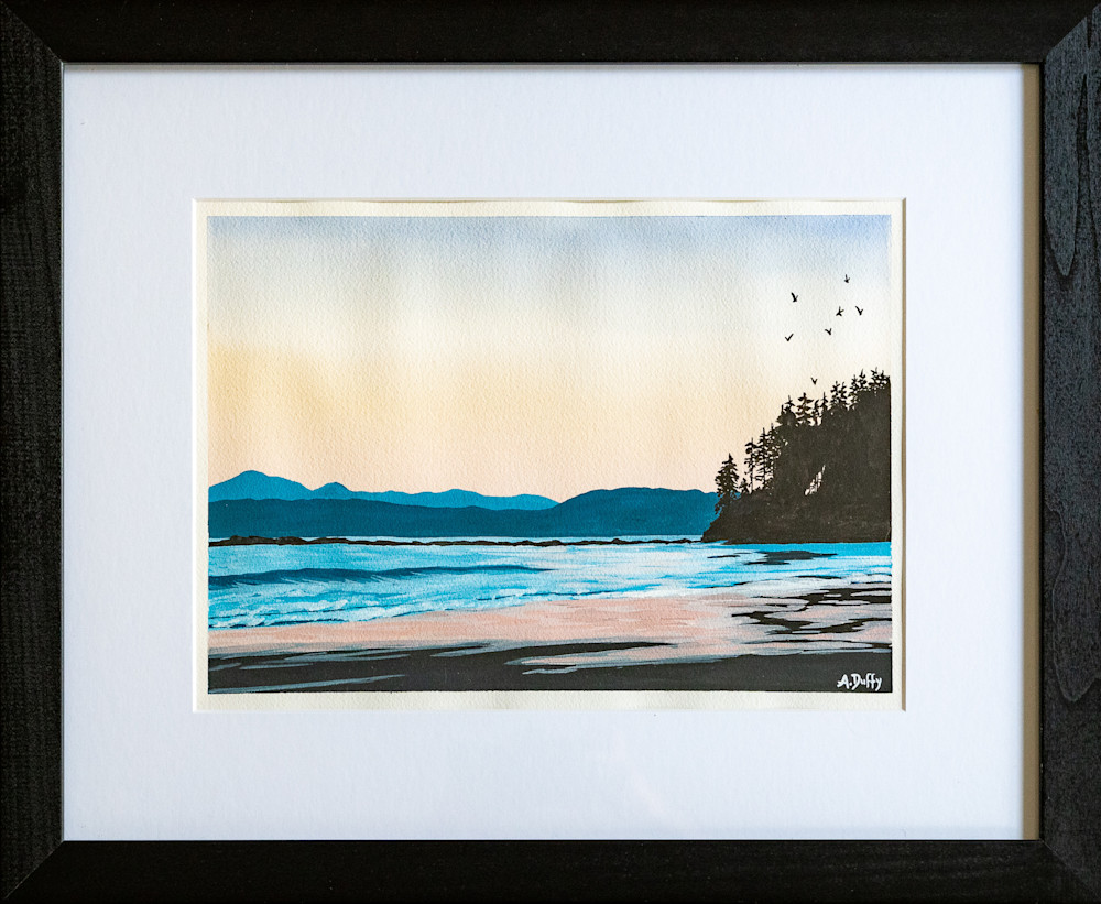 twilight by the sea framed