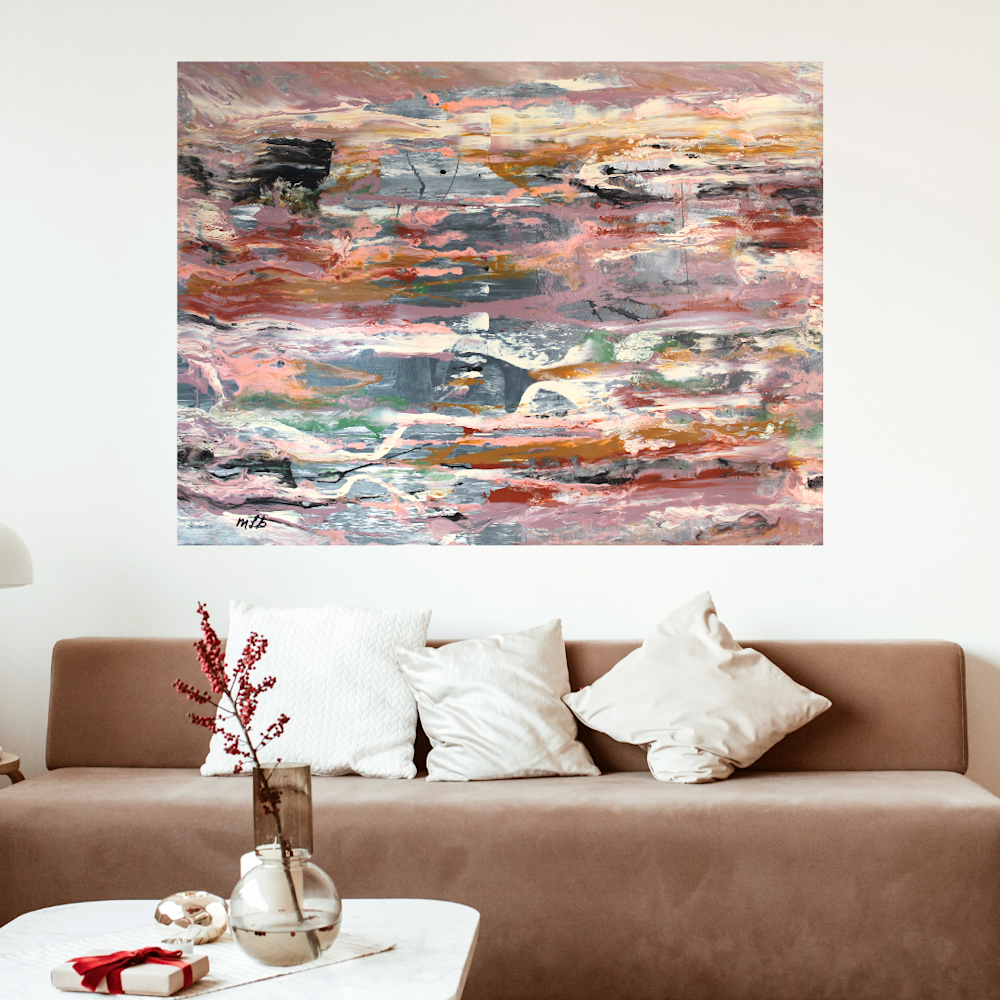 2016 Classic Modern Wall Art Canvas Interior Mockup for Instagram Post