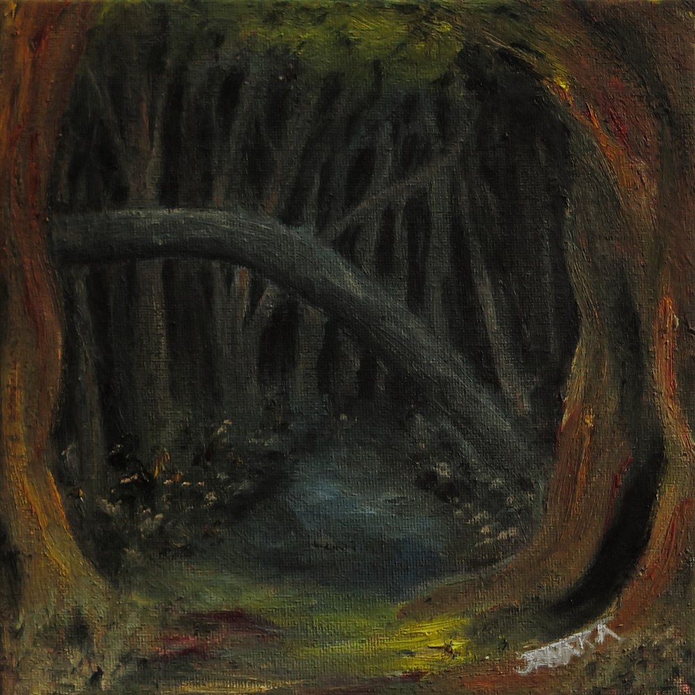 upon the river trail8x8