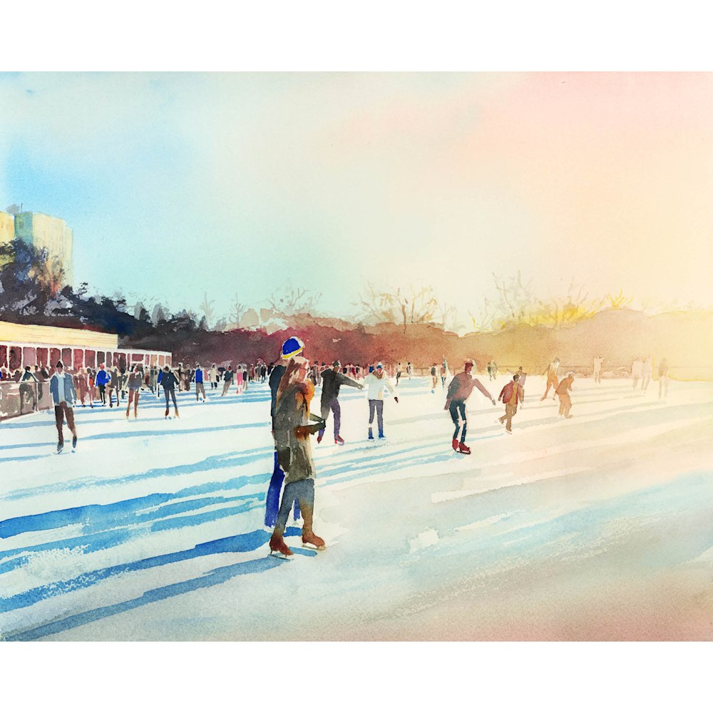 Stl forest park steinberg ice rink art steven dragan fine art