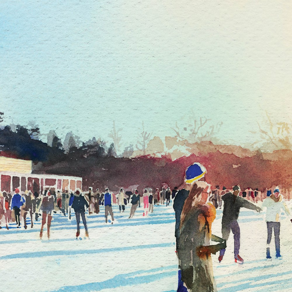Stl forest park steinberg ice rink art steven dragan fine art