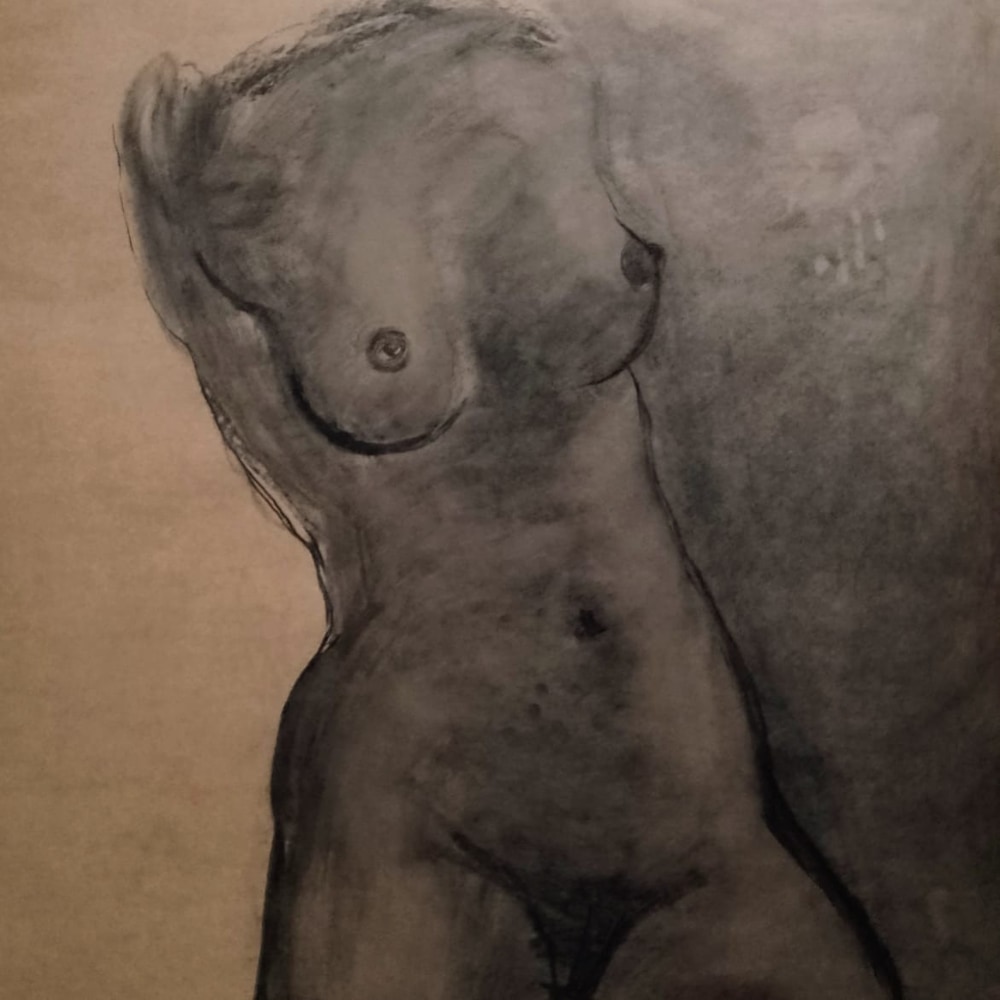 Nude Front Body 3x4ft $1000 PR 5544 O 1122