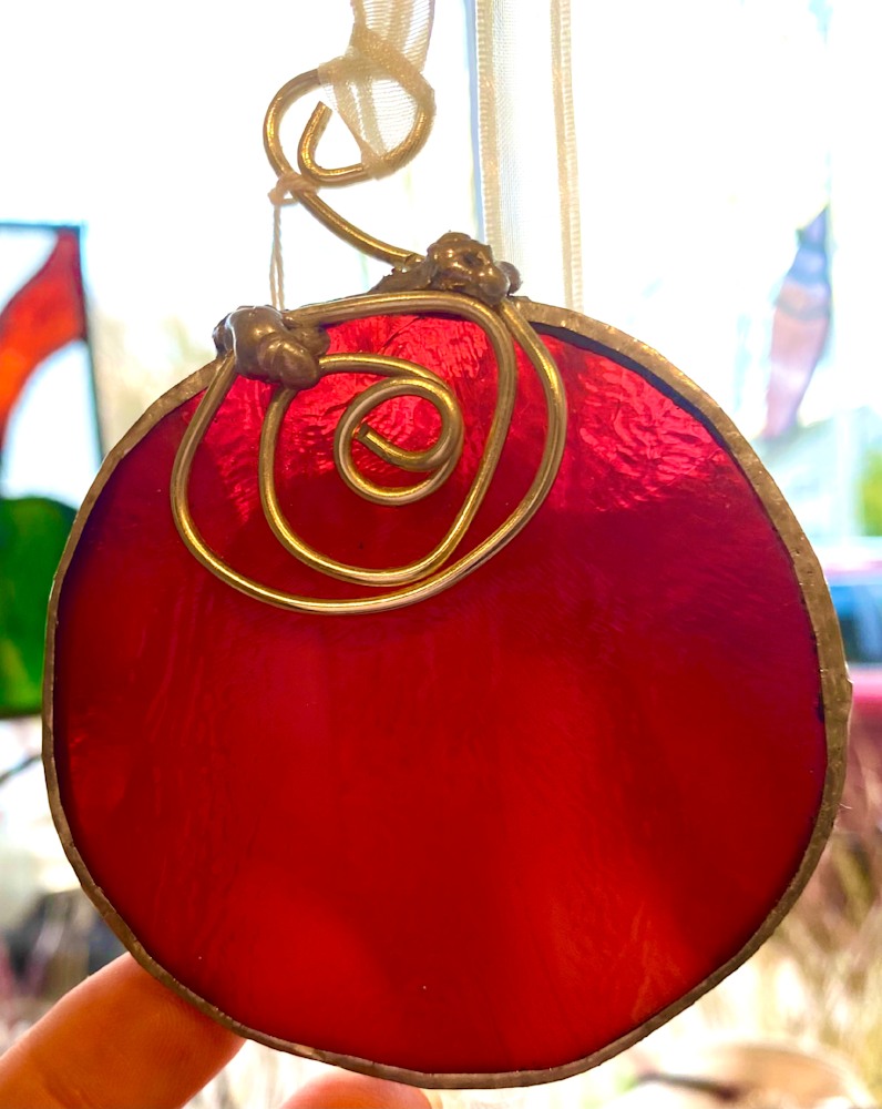 ornament burgundy
