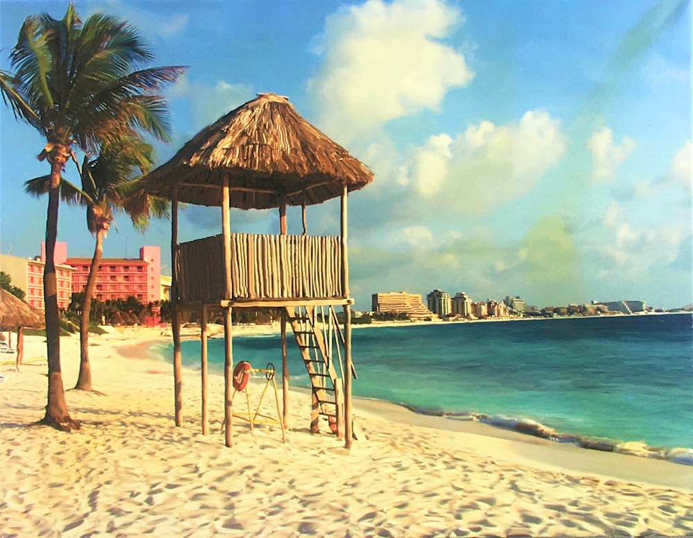 2005 Cancun Beach  28x36