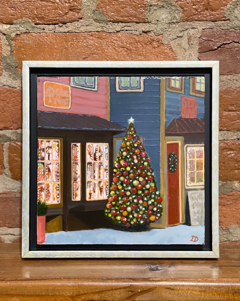 Christmas in Frenchtown in frame