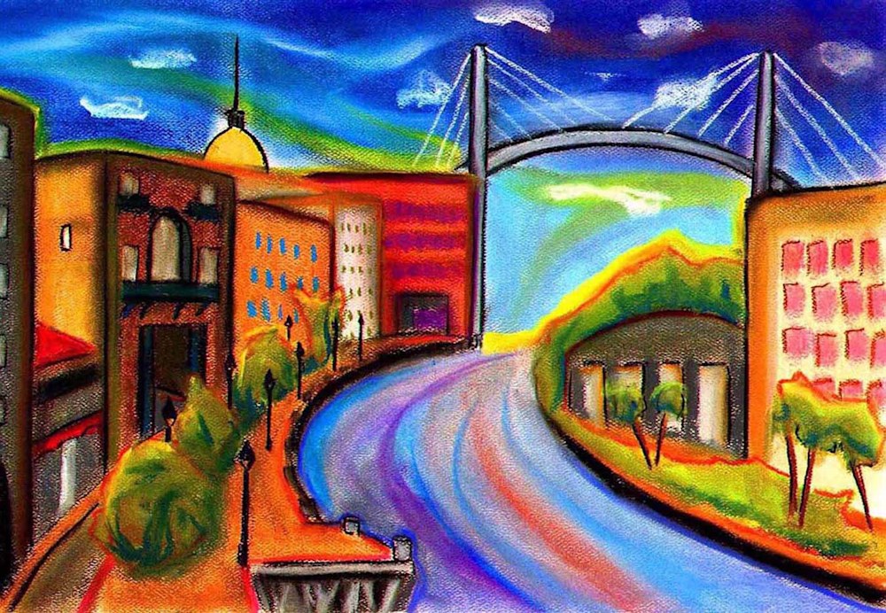 Riverstreet, Savannah River & Bridge