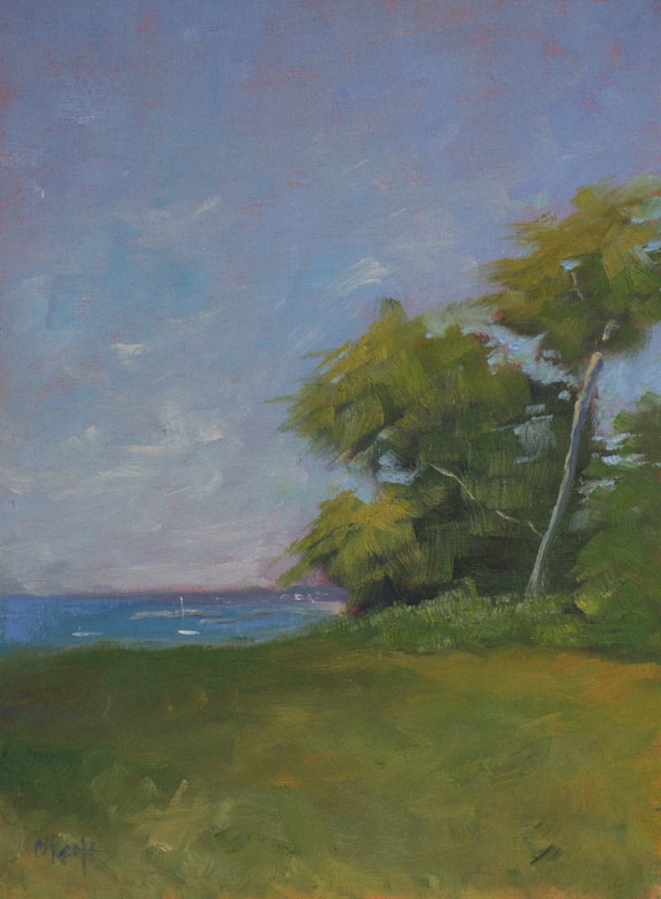 Along Old Black Point 16x12