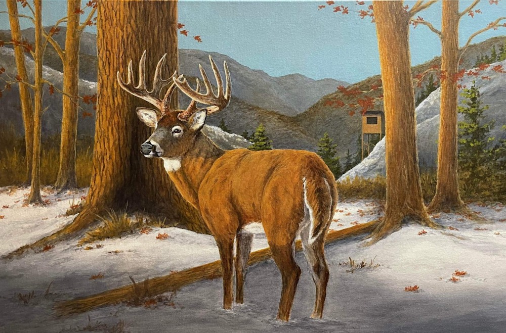 Mountain Monarch Sold Art Wildlife Art of Wade Prescott