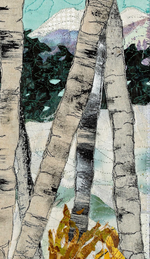 winter aspen detail