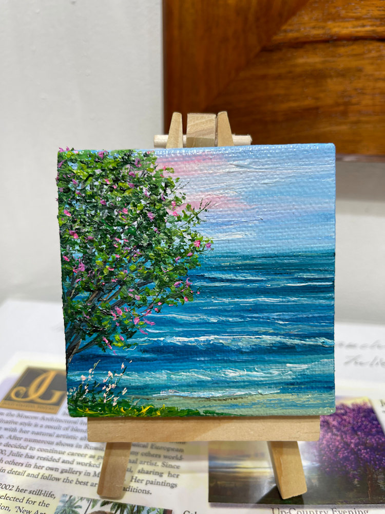Easel Painting Mini Canvas, Easel Painting Small