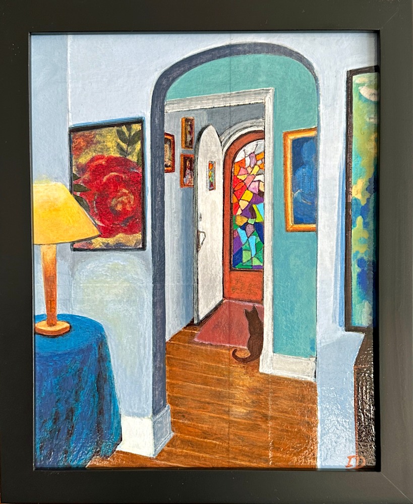 The Artist's Home, framed