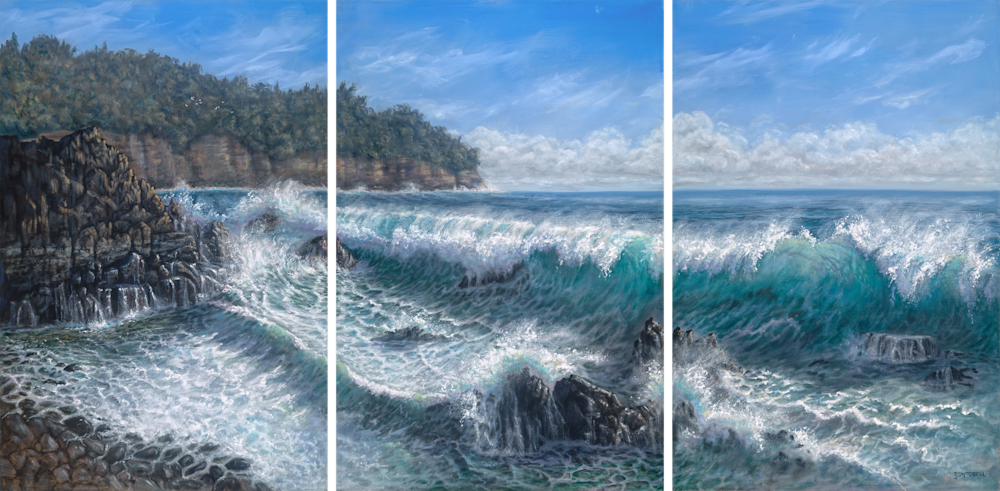 Laupahoehoe Point Triptych snv9ic