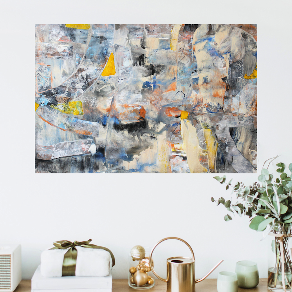 2015 Modern Interior Wall Art Frame Mockup Instagram Post