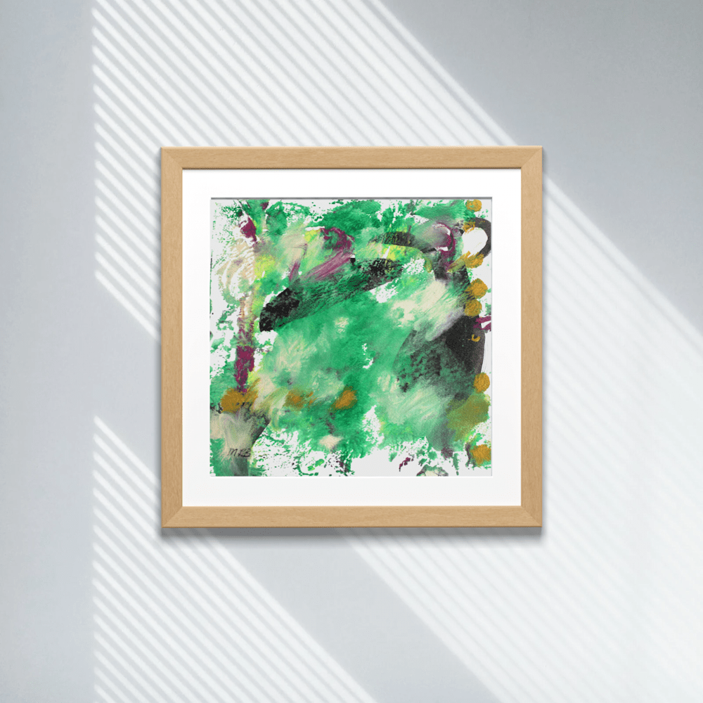 2020 Grey Minimalist Wall Art Photo Frame Mockup for Instagram Post