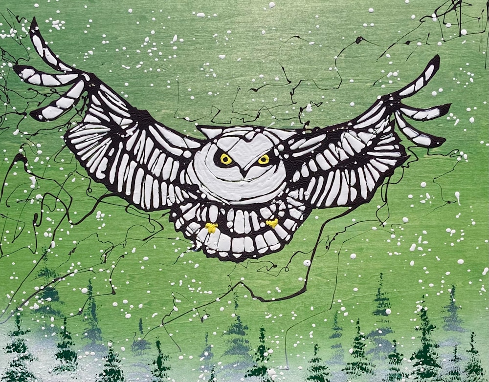 White Owl 16x20  manufactured panel