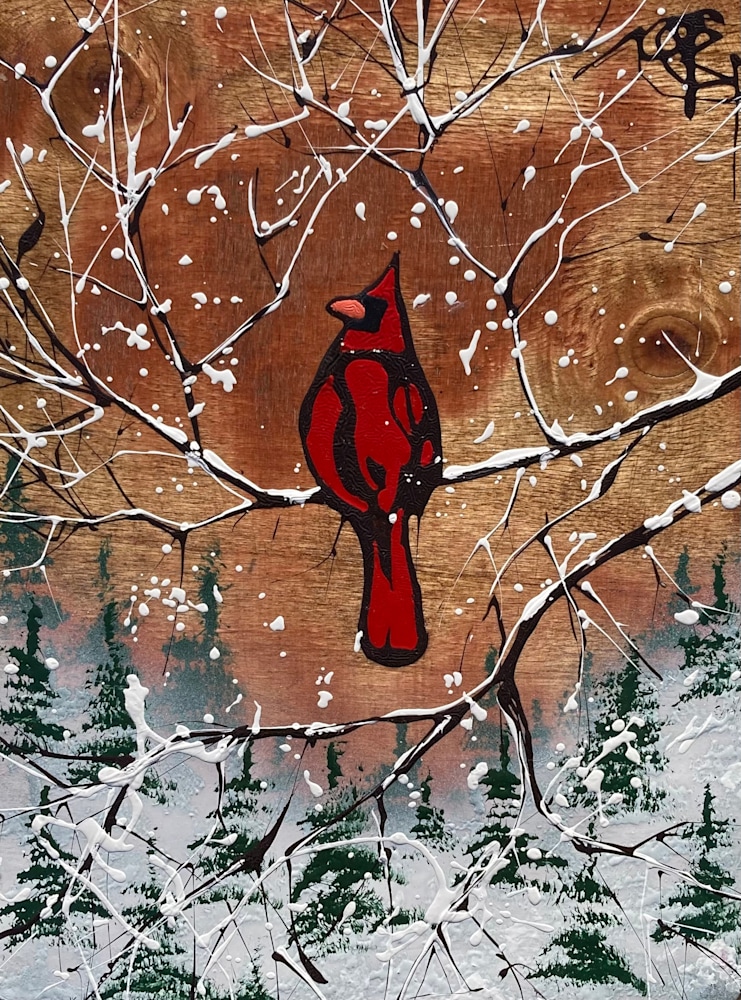 Cardinal Silence 11x14