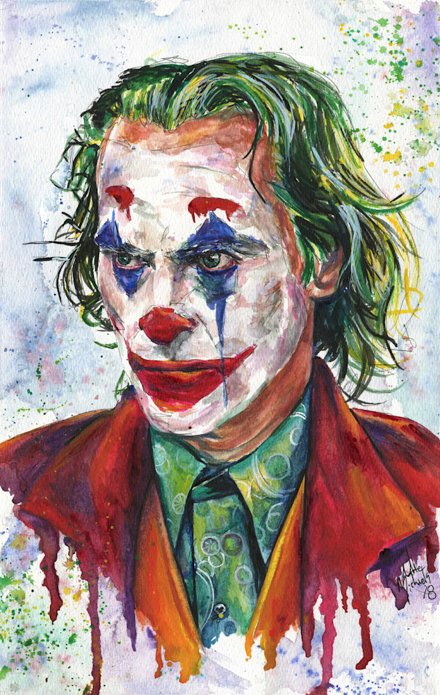 Heath Ledger Joker, in Wu Wei's Sketch Cover Comics Comic Art Gallery Room
