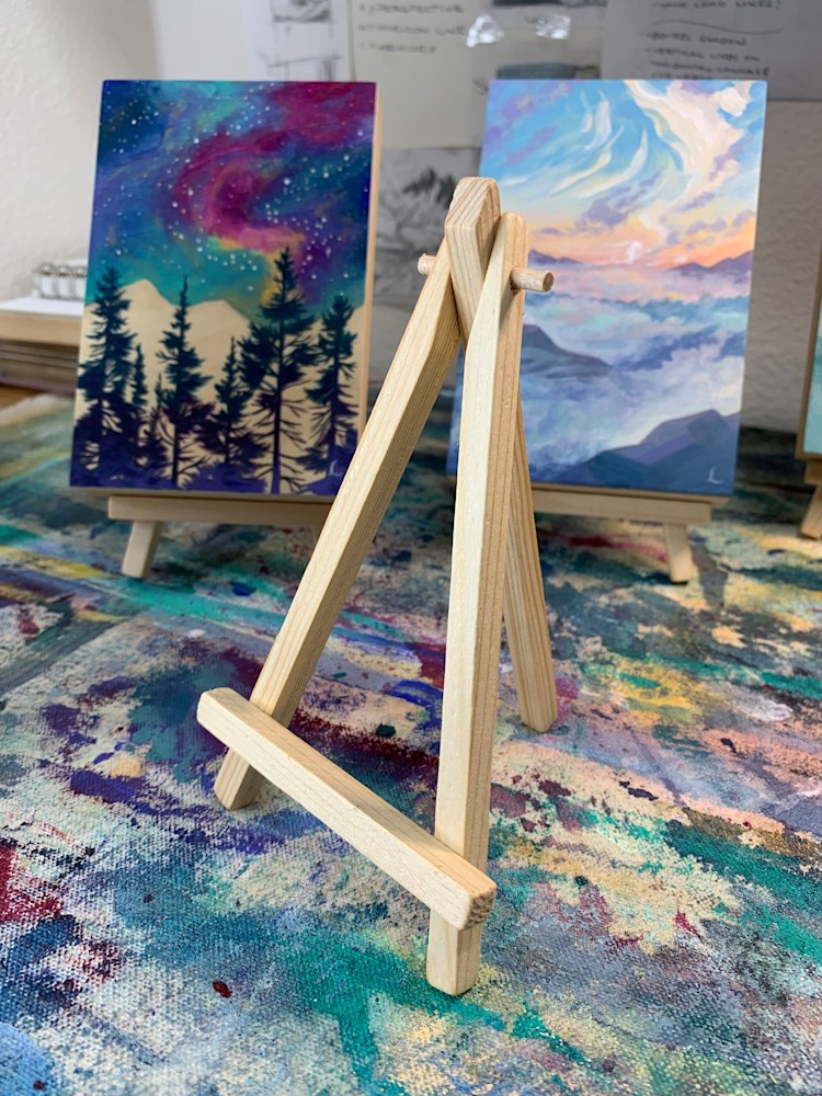 Easel close up