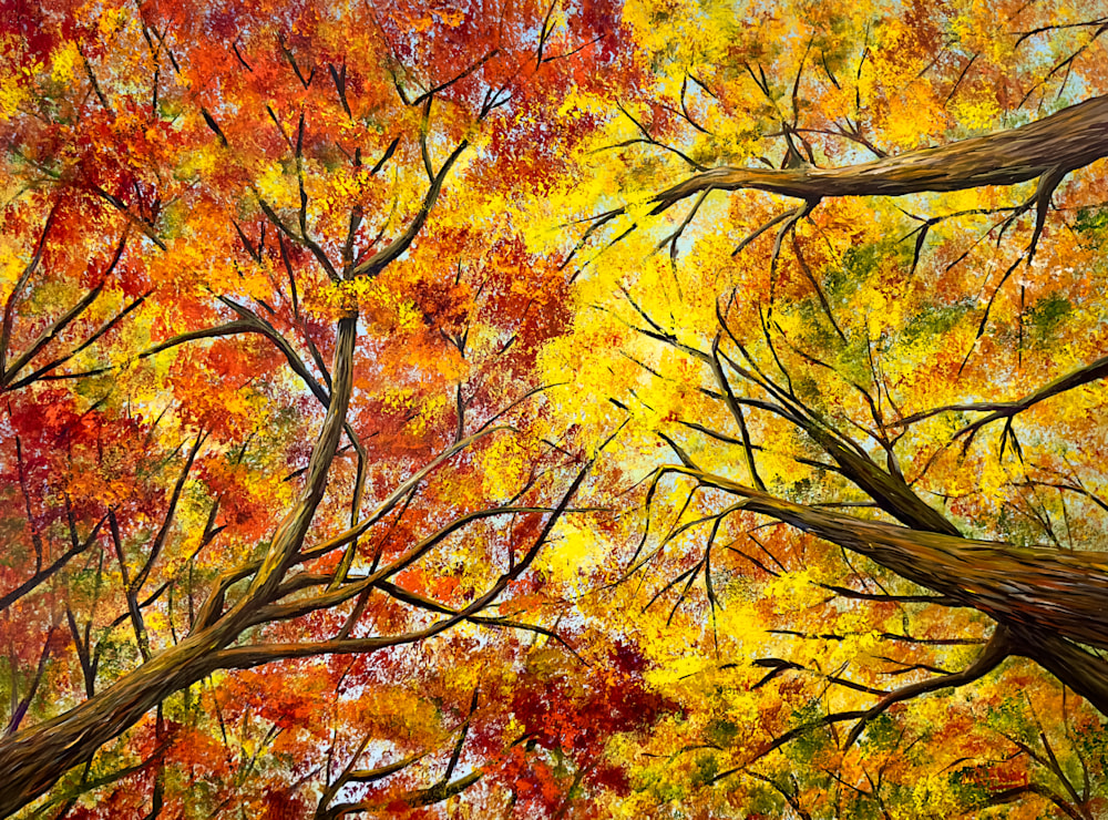 Maria Isabel Fleury   Where Yellows meet the Reds   30'x40'   CAD 1,440