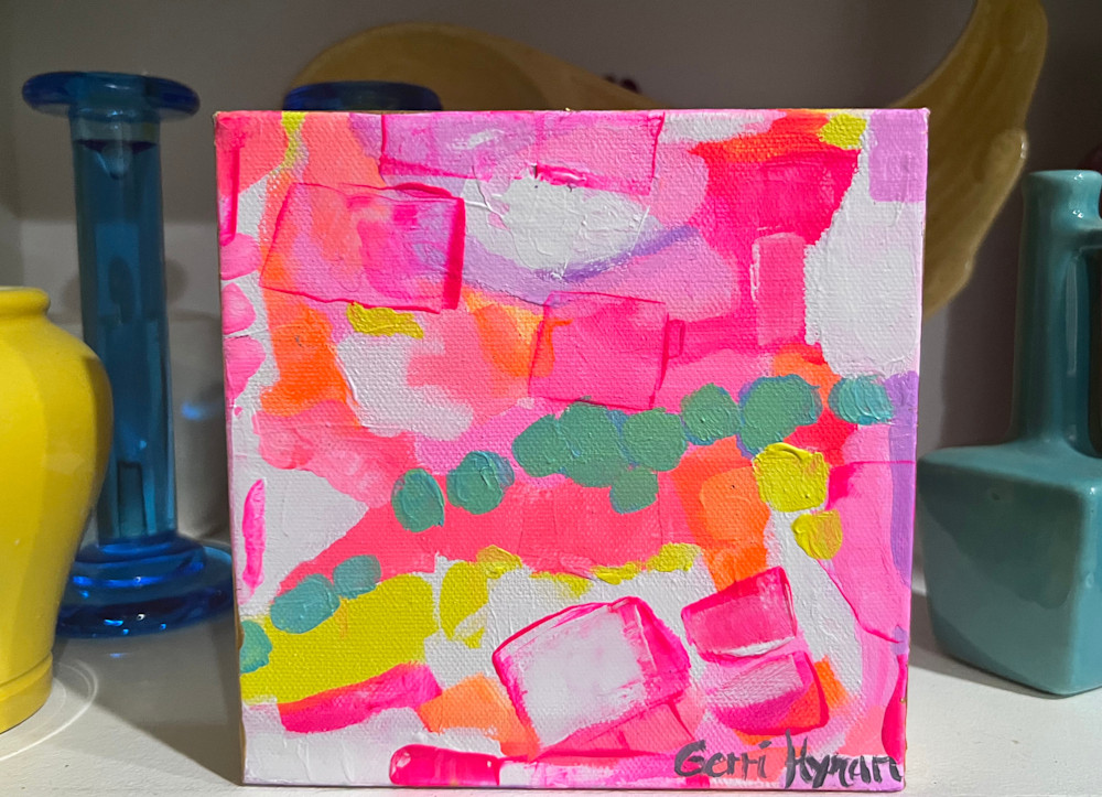small abstract 2 lifestyle pink