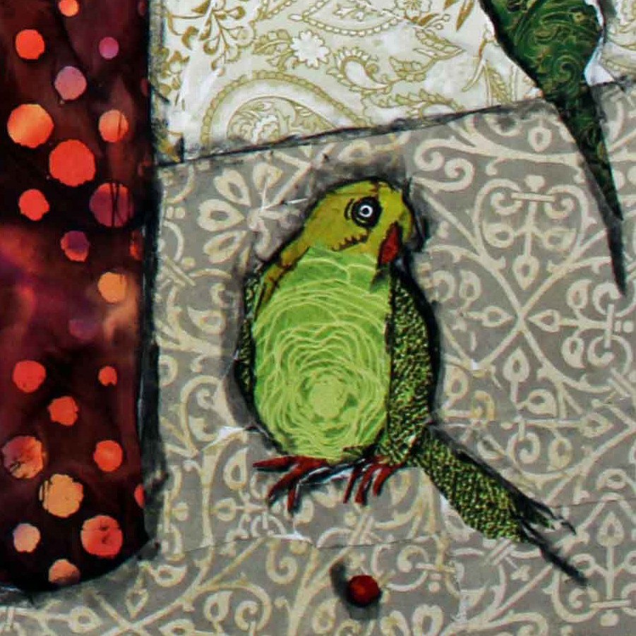 Parakeets and Flowers C2
