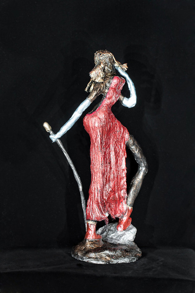 Lady sings the blues 9x17x5in$475 (small5x7lowres)SF 4672 S