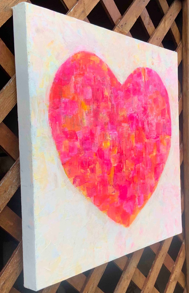side view of heart