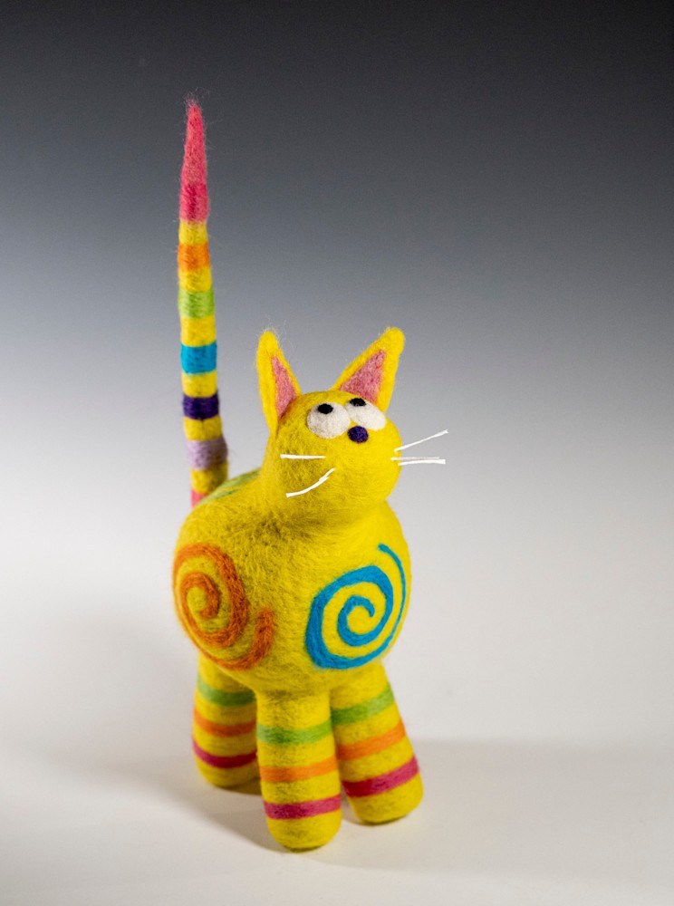 Quirky Cat Yellow