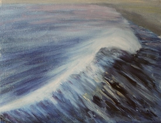 wave study 16x12 SOLD