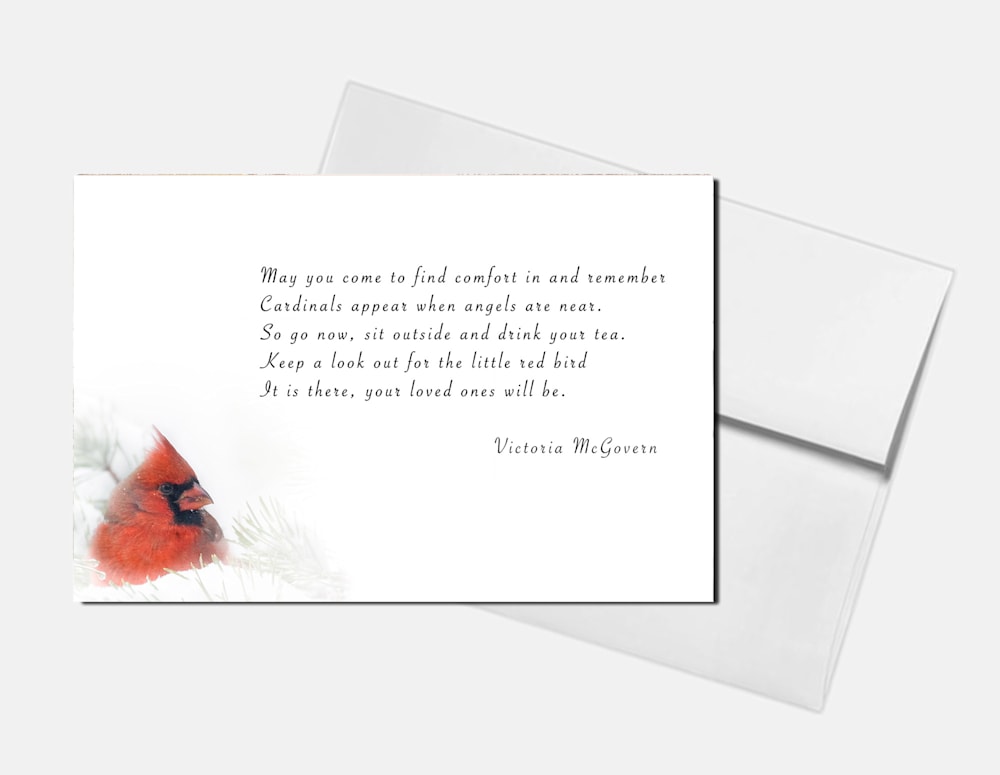 cardinal comfort 1 card w envelope