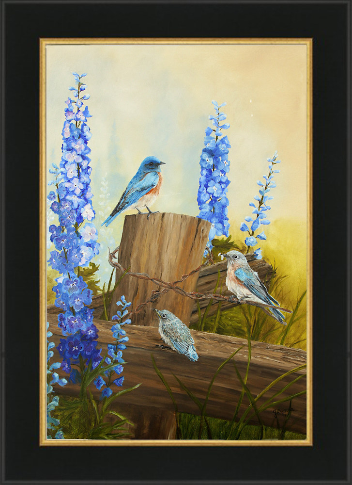 bluebird with picture frame   new