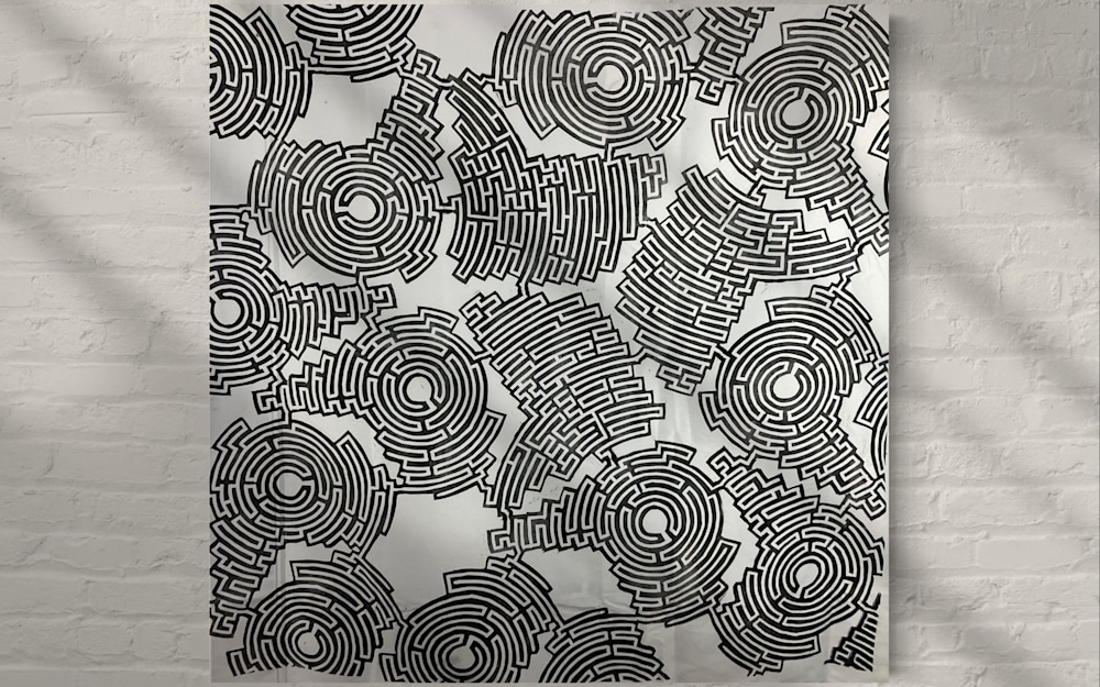 Labyrinth #1 | manVshadow - Michael E. Voss Fine Art