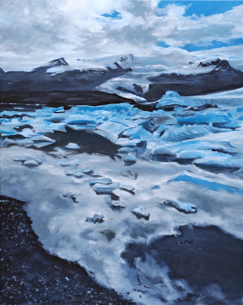 Icelandic Glacier and Icebergs