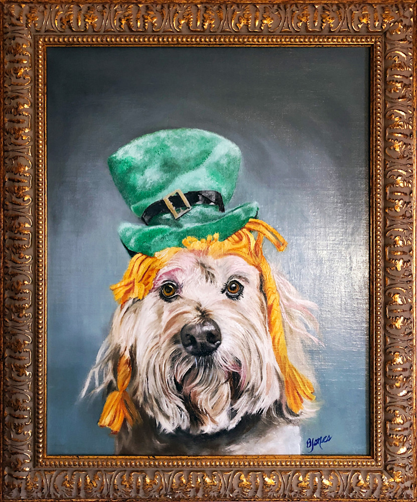 St Patricks Dog framed