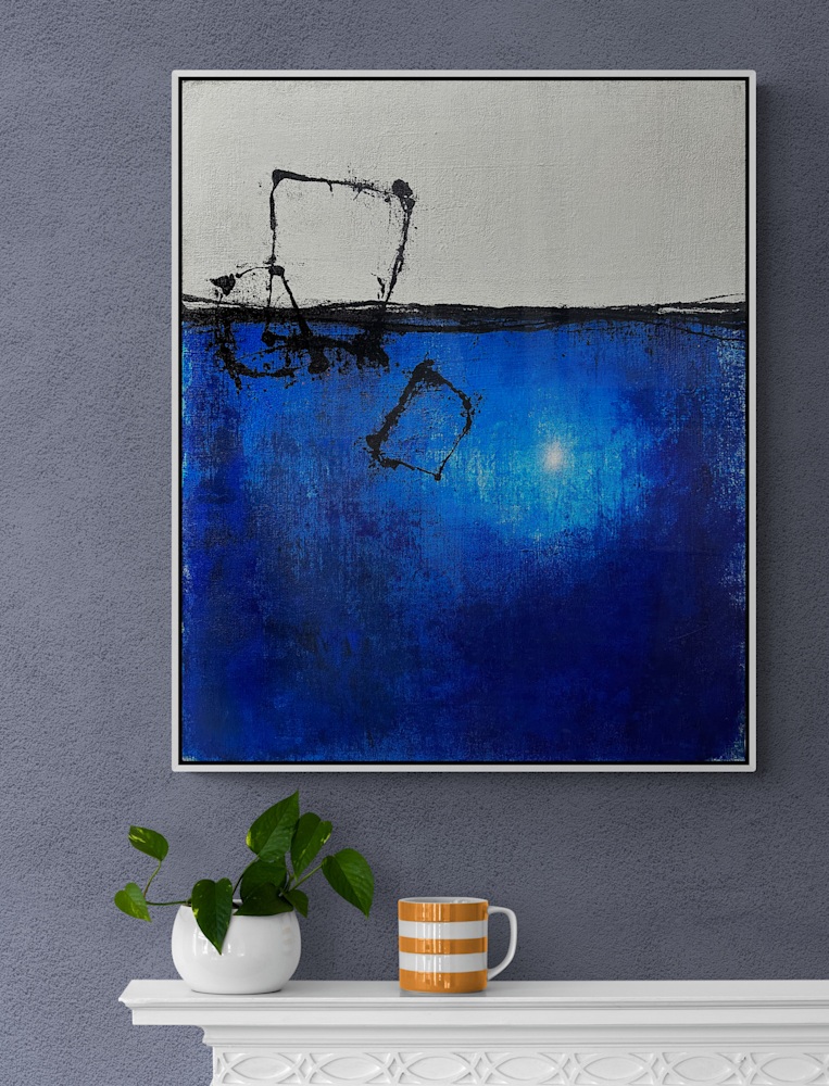 Plant and cup sitting on fireplace Mantel (5)