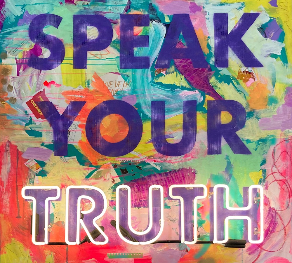 Speak your truth neon
