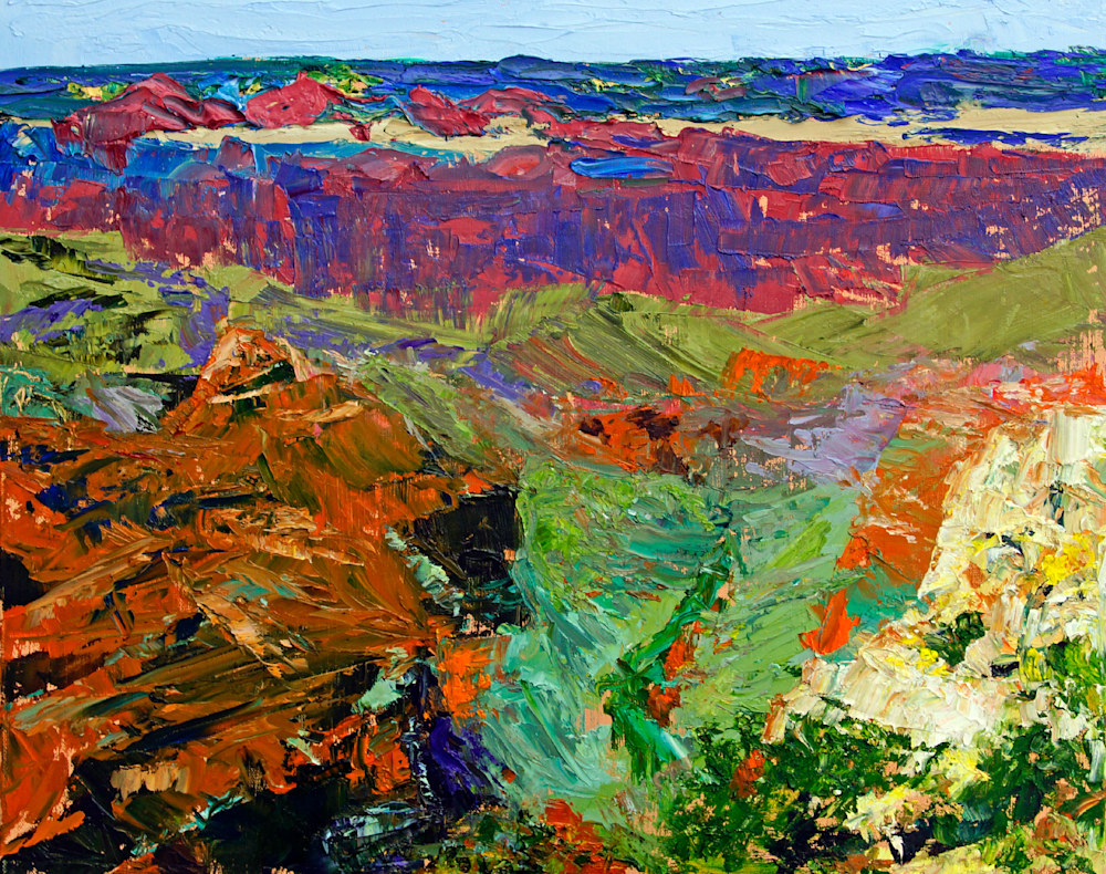 Grand Canyon with Knife
