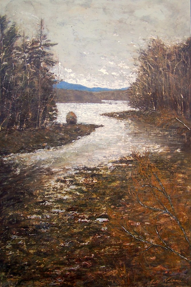 Acadia Blue 24”x36 Sold