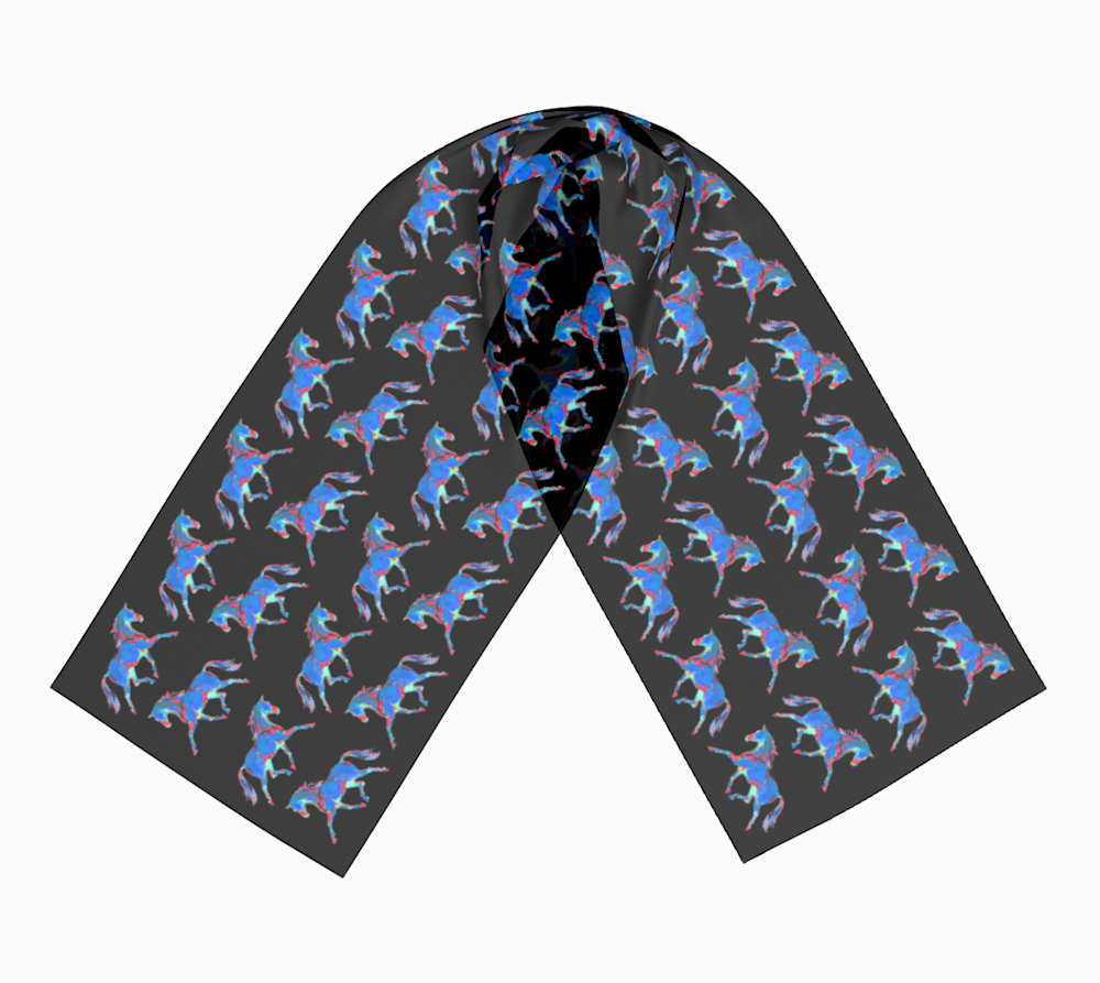 Trot 4 a 10 Blue on Black Long Preview