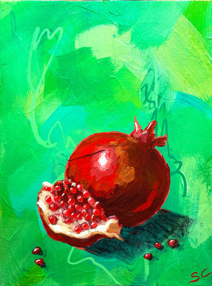 complimentary pomegranates