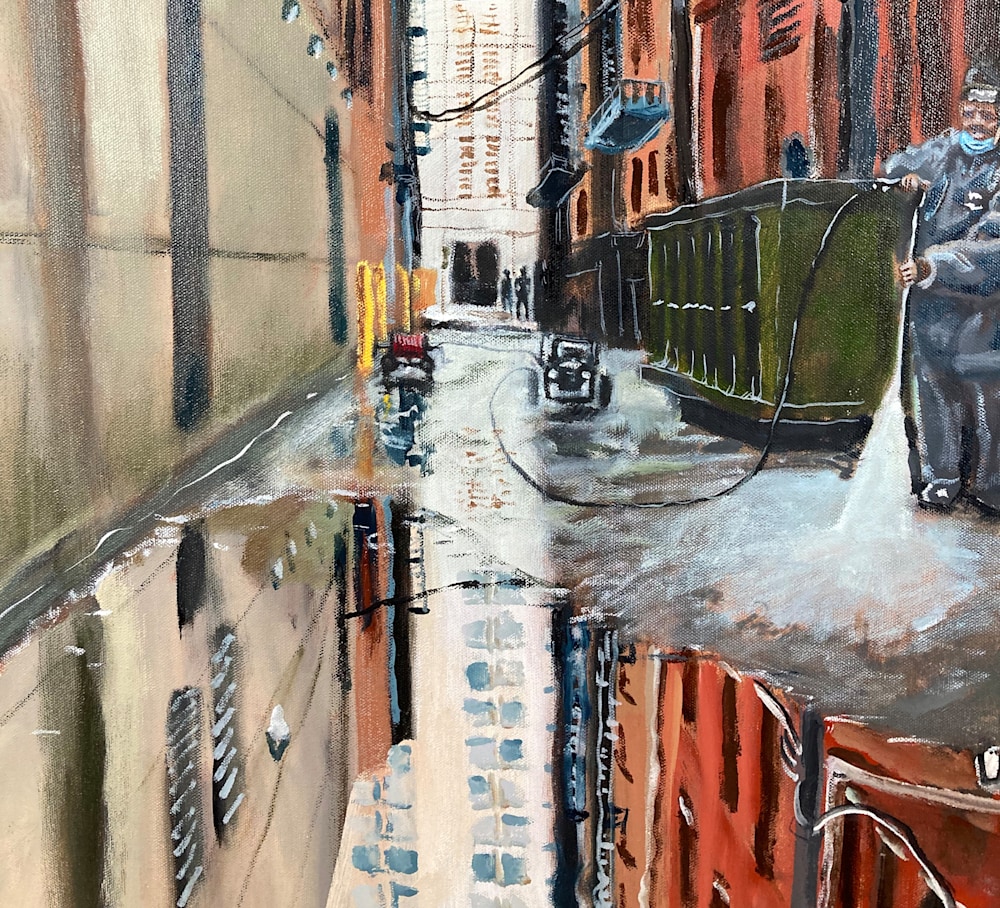 Alley Wash | manVshadow - Michael E. Voss Fine Art